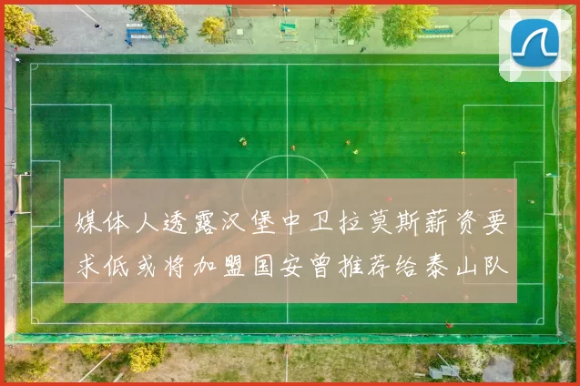 媒体人透露汉堡中卫拉莫斯薪资要求低或将加盟国安曾推荐给泰山队